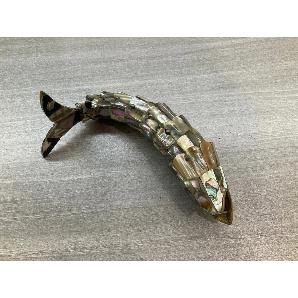VINTAGE ABALONE FISH BOTTLE OPENER rare mex
